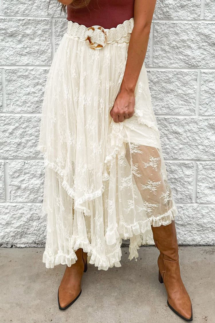 Tiered Midi Skirt | Women&