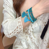 Tassel Rice Bead Bracelet | Women&
